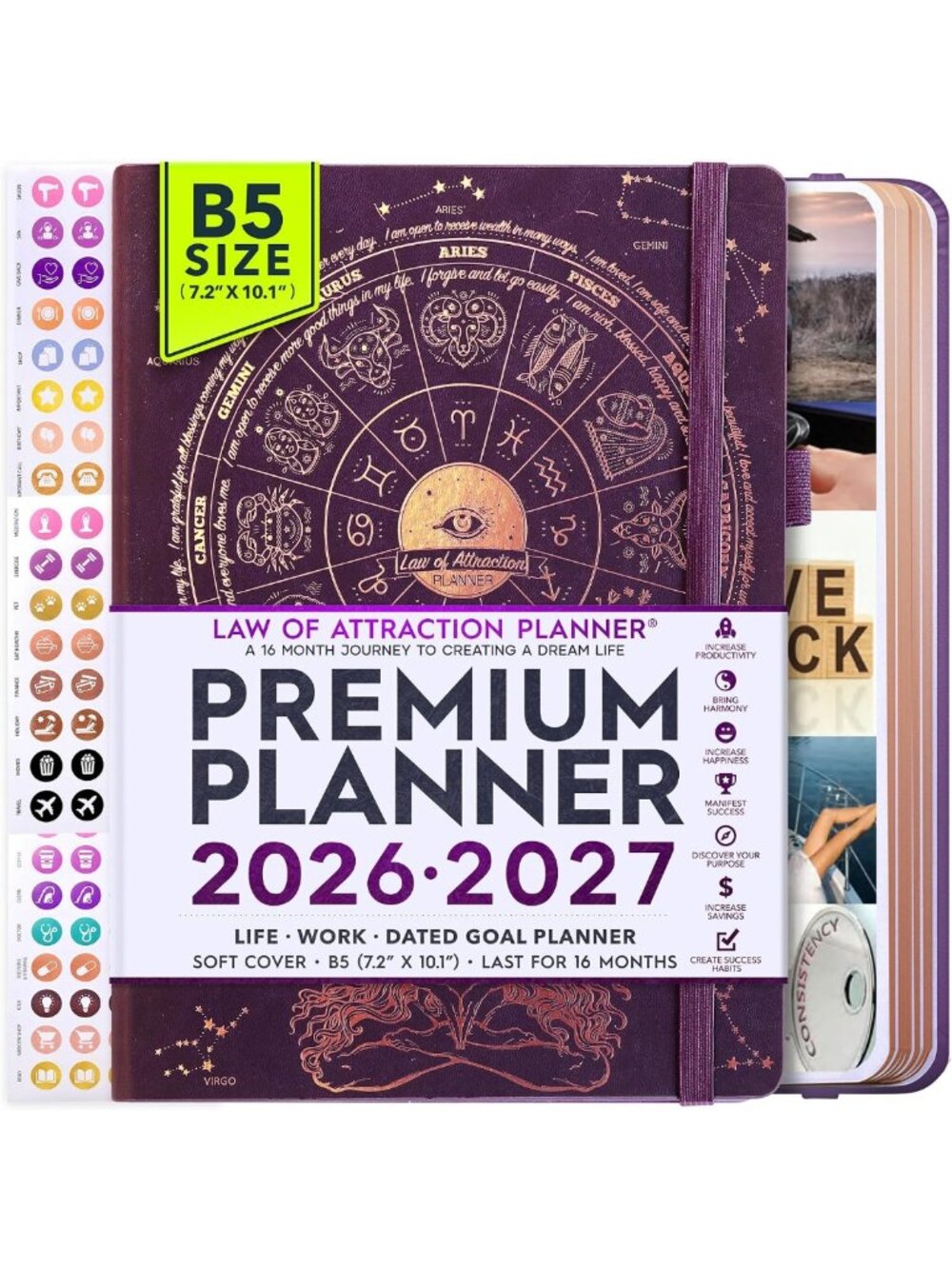 2026-2027 Weekly & Monthly Planner, 16-Month Daily Organizer with Time Slots